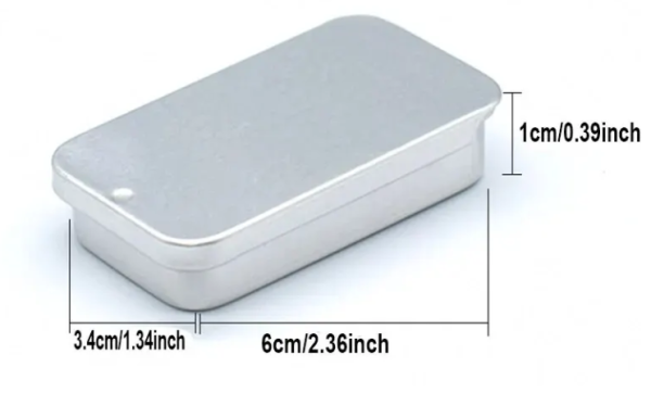 Slide tin measurements